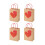 Τσάντες δώρου Kraft Heart, συσκευασία των 10 τεμαχίων με σχοινί από γιούτα και ετικέτες 1