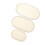 3Pcs Solid Wood Basket Bases for Crochet & Weaving, Durable Oval Size 2
