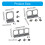 4cm Bridge Bracket Fan Frame CPU Cooling Rack for Computer Chassis Graphics Card Cooling Support Rack CPU Fan Holder 3