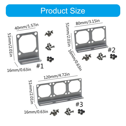 4cm Bridge Bracket Fan Frame CPU Cooling Rack for Computer Chassis Graphics Card Cooling Support Rack CPU Fan Holder 2