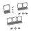 Memory Support Rack 4cm Bridge Bracket for PC Case Graphics Card CPU Motherboards Hard Disk Cooling Steel Rack 6