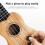 JMKQLZ Παιδικό Παιχνίδι Κλασική Κιθάρα Ukulele Μουσικό Όργανο, Μίνι Κιθάρα 14 ιντσών με 4 8
