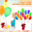 Poids pour ballon noir métallisé – 1 unité 2