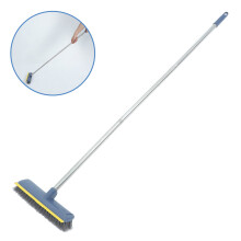 Kitchen Broom with Scraper for Water Removal and Indoor Floor Sweeping