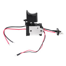 ABPETEE Electric Drill Switch, 7.2V–24V, Cordless Lithium Battery Replacement Speed Control Trigger Switch with Light – Compatible with ABPETEE