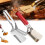 Abrazadera para parrilla de acero inoxidable con mango extendido y 1
