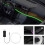 RGB auto interieurverlichting strip sfeerverlichting van glasvezel 1m 3