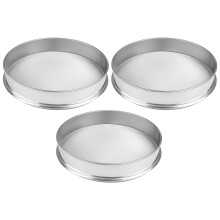 Tamis à farine en acier inoxydable 7,87 po, lot de 3