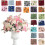 25pcs Sea Blue Artificial Roses with Stems – DIY Wedding 1