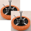 Housses rondes élastiques et lavables pour tabourets de bar (lot de 2) 1