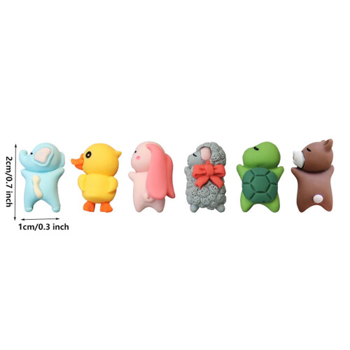 Anime hars auto dashboard decoratieset – 6 stuks 2