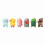 Anime hars auto dashboard decoratieset – 6 stuks 7