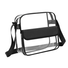 Clear Bag Stadium Approved Tote átlátszó táska sporteseményekre, zenei fesztiválokra