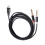Câble USB-C vers TRS 6,35 mm ; câble double 6,35 mm de type C ; large compatibilité 1