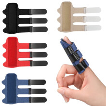 Happon 4er-Pack Verstellbare Aluminium-Fingerschiene – für