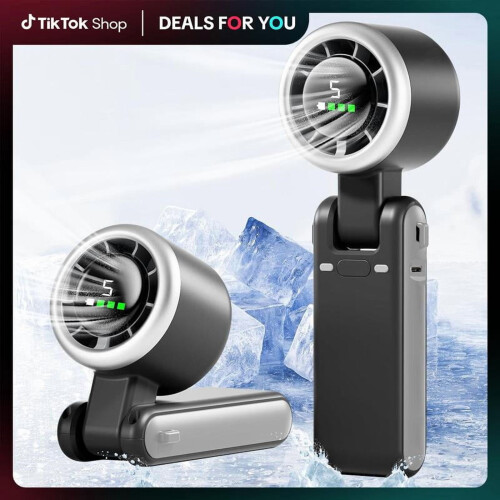 Ventilateur portable turbo à 5 vitesses, USB-C 1