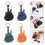 Guitar pick pouch shaped holder with protective storage 2