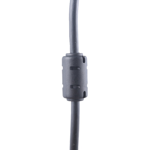 Black Shielded Keyboard Cable 6-Pin Male-to-Male 2-Pack 2