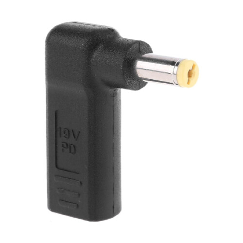 USB Type C θηλυκό σε τροφοδοτικό 5.5x1.7mm μετατροπέας βύσματος φορτιστής φορητού 1