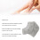 Calze idratanti in cotone e silicone - Grigio 6