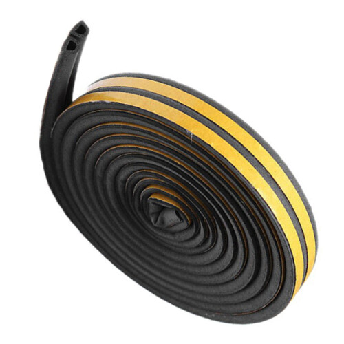 Striscia sigillante autoadesiva a forma di D per porte e finestre (3x10 m) 1
