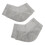 Calze idratanti in cotone e silicone - Grigio 12