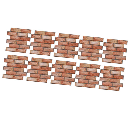 Πάνελ τοίχου από τούβλα 3D PVC30x30cm10 τεμάχια 2