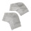 Calze idratanti in cotone e silicone - Grigio 16