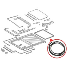 2X Joint en Caoutchouc de FenĂŞtre de Toit Ouvrant de Voiture pour - Classe C W203 2000-2007 A1247800298