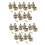 20 Sets 3-Piece BNC Male RG58 Plug Crimp Connectors 1