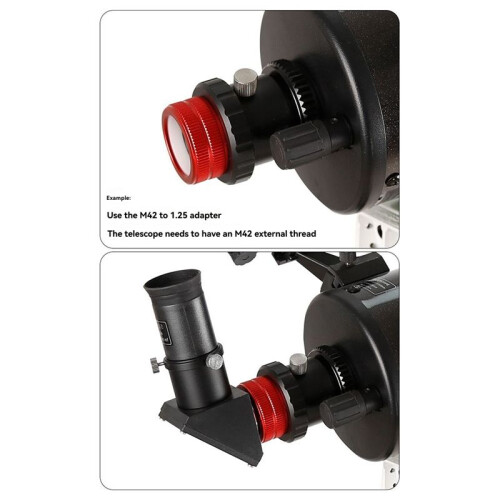 Novo M42 para Interface Coaxial de Travamento Rápido de 1,25 Polegadas, Acessórios para Fotografia Visual Astronômica 2