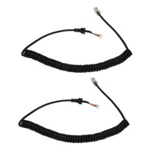 2X Sostituzione legare del cavo microfoni Mic Cavo per MH-48A6J FT-7800-FT 8800 FT-8900 FT-7100M FT-2800M FT-8900R