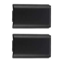 2X Couvercle Cache Etui Coque Housse de Batterie NOIR pour 360 Manette