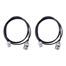 2X RF UHF VHF Radio Coaxial Antenna Cable BNC Male to UHF SO239 RG-58U MILSPEC Coax Mobile to Base Antenna 3 Ft