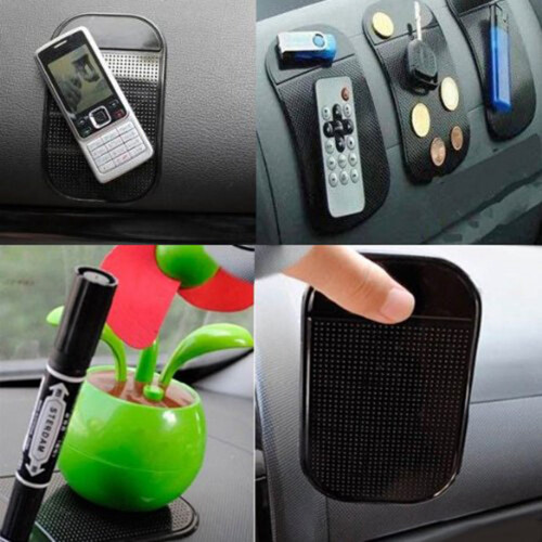 8 PCs Black Magic Sticky Pad Anti Slip Mat Car Dashboard for Cell Phone 2