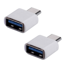 2X Adaptateur de Câble D'Utg 3.0 de Type-C Type C USB-C Convertisseur D'Otg pour Mi5 Mi6 Souris Clavier USB Disque Flash