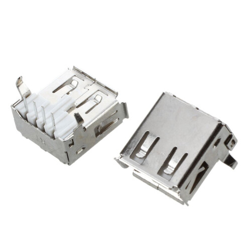40 Pcs USB Female Type A 4-Pin DIP Right Angle Plug Jack Socket Connector 1