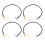4X SMA Hembra Jack A TS9 Macho Antena Cable Coaxial Pigtail de Angulo Recto 1
