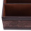2X Retro PU Leather Cosmetic Storage Box Remote Control Phone Holder Table Organizer for Home Office Storage Case 8