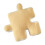 Ultra Soft Puzzle Shape Teddy Wool Throw Pillow for Sofa Bed Yellow 2