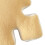 Ultra Soft Puzzle Shape Teddy Wool Throw Pillow for Sofa Bed Yellow 5