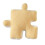 Ultra Soft Puzzle Shape Teddy Wool Throw Pillow for Sofa Bed Yellow 10