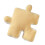 Ultra Soft Puzzle Shape Teddy Wool Throw Pillow for Sofa Bed Yellow 11