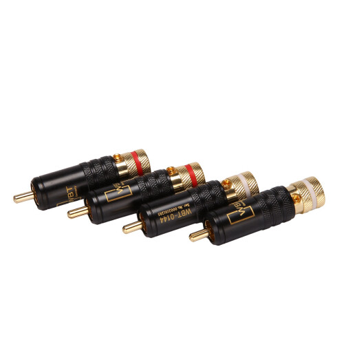8Pcs Rca Locking Plugs Audio Video Connectors 2