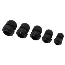 48 Stück Kunststoff Wasserdicht Einstellbar 3,5 - 13 mm Kabelverschraubungen, PG7, PG9, PG11, PG13.5, PG16, Packung mit 24 Stück