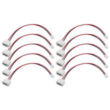 10 STKS USB Type C Directe Druk Gelaste Draad Connector Jack Vrouwelijke Lamp Speelgoed Oplaadpoort met Kaartgesp Wit
