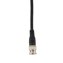 2X BNC Stecker Auf Buchse Stecker CCTV Verlaengerung Koaxialleitung Kabel 3.3Ft Lang Schwarz