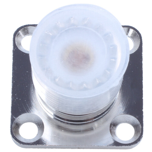 2X UHF Female SO239 Panel Chassis Mount Flange Deck Mount Solder Cup RF Connector 1