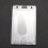 2X Vertical Hard Plastic Badge Holder Double Card ID Multi Transparent 10X6cm 6