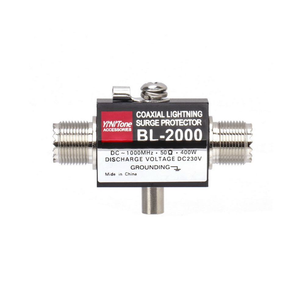 Bl-2000 Coaxial Surge Protector Pl259 Female To Pl259 Female Coaxial Arrestor -1000Mhz Exogio